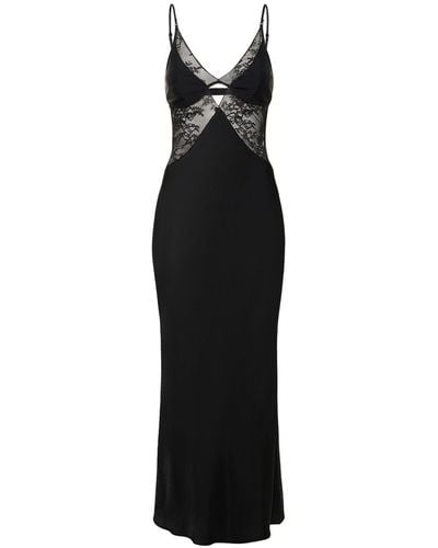 Bec & Bridge Nora Cutout Lace Maxi Dress - Black