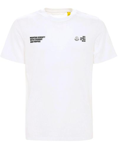 Moncler Genius T-shirt "1952" In Jersey Di Cotone - Bianco