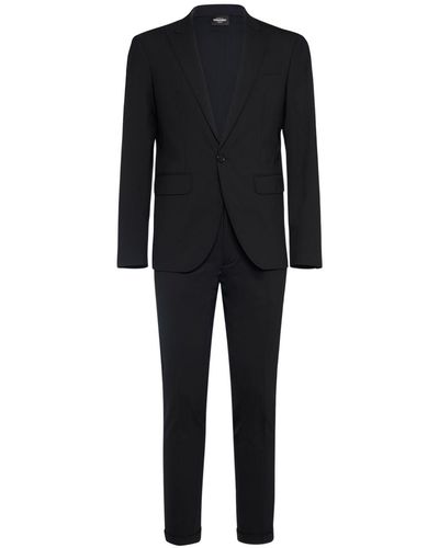 DSquared² Tokyo Stretch Wool Suit - Black