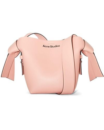 Acne Studios Mini Handtasche Aus Leder "musubi" - Pink