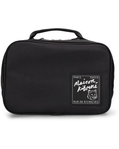 Maison Kitsuné The Traveler Belt Bag - Black