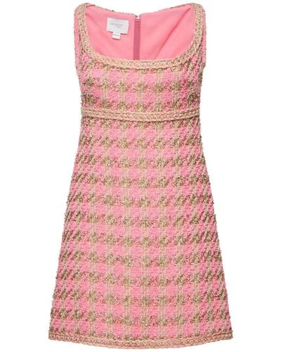 Giambattista Valli Tweed Minidress - Pink