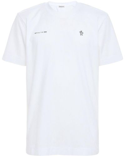Moncler Genius 1017 Alyx 9sm コットンジャージーtシャツ - ホワイト