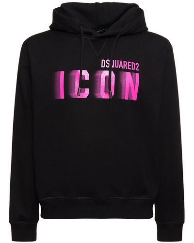DSquared² Hoodie "icon Blur Cool Fit" - Schwarz