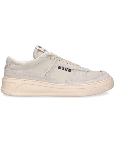 MSGM Sneakers fantastic in tela - Bianco