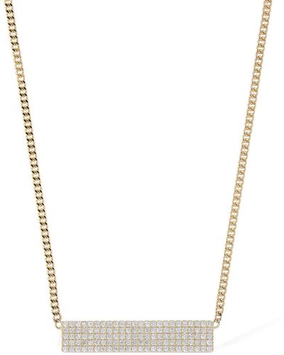 Eera Long Beach 18kt Gold & Diamond Necklace - White