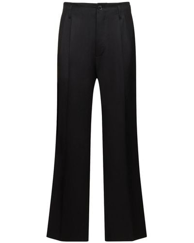 Vivienne Westwood Pantalon habillé en laine raf - Noir
