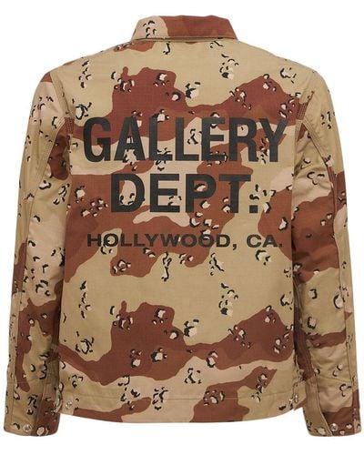 GALLERY DEPT. Montecito Cotton Casual Jacket - Brown