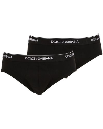 Dolce & Gabbana コットンブリーフ X2 - ブラック
