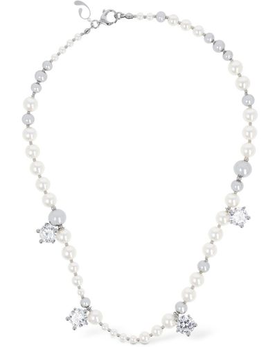 Panconesi Perla Collar Necklace - White