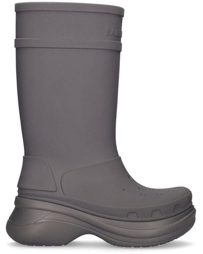Balenciaga Crocs Rubber Boots - Grey