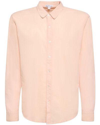 James Perse Camisa de algodón - Neutro