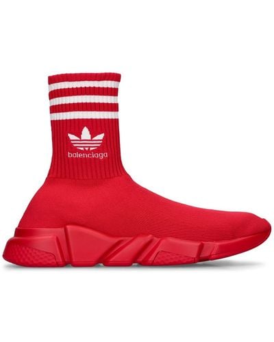 Balenciaga Adidas Speed Lt Sneakers - Red