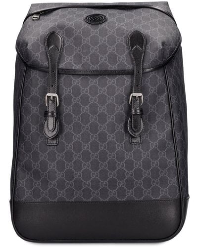 Gucci Gg Supreme Backpack - Black