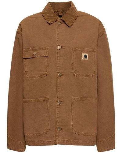 Carhartt Og Michigan Cotton Coat - Brown