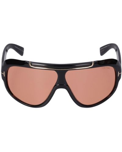 Tom Ford Sonnenbrille Mit Maske "rellen" - Braun