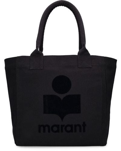 Isabel Marant Petit sac cabas en toile yenky - Noir