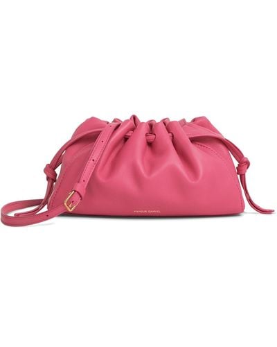 Mansur Gavriel Mini Bloombag Leather Shoulder Bag - Pink