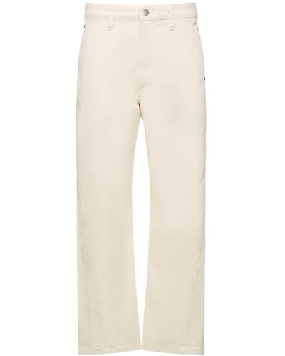 Lemaire Twisted Cotton Pants - Natural