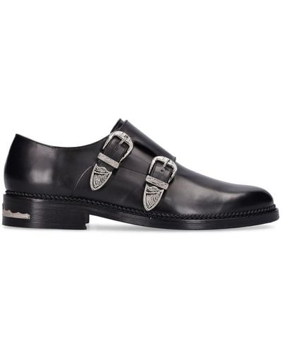 Toga Virilis Polido Leather Shoes - Black