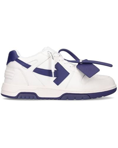 Off-White c/o Virgil Abloh Sneakers Aus Leder "out Of Office" - Blau