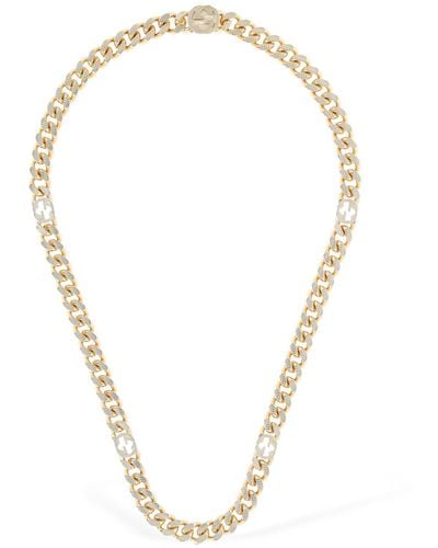 Gucci Interlocking G Chain Necklace - Metallic