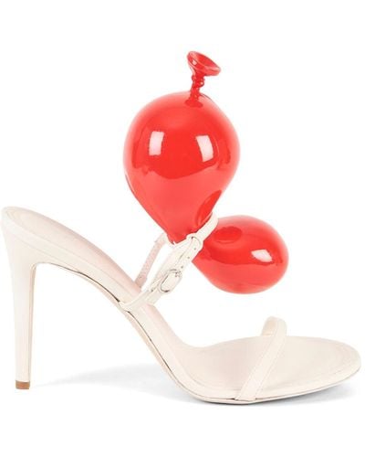 Loewe 100mm Balloon Leather Sandals - White