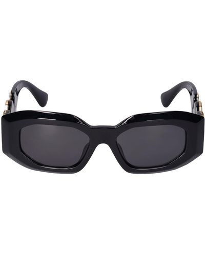 Versace Big Medusa Biggie Squared Sunglasses - Black