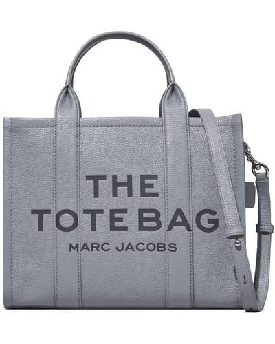 Marc Jacobs Borsa 'The Leather Medium Tote Bag' - Grigio