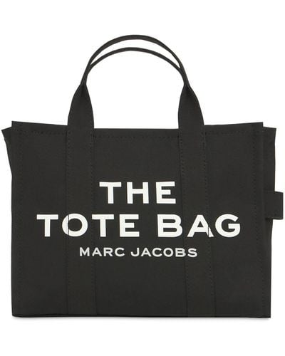 Marc Jacobs Cabas The Medium en toile - Noir