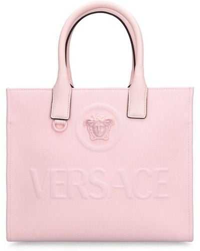 Versace Medusa キャンバストートバッグ - ピンク