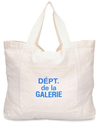 GALLERY DEPT. Borsa shopping con logo - Blu