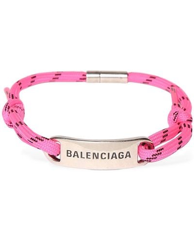 Balenciaga Plate Choker Necklace - Pink