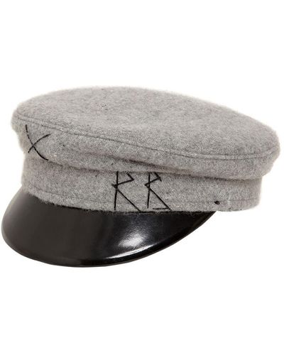Ruslan Baginskiy Baker Boy ウール帽 - グレー