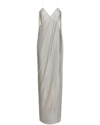 Magda Butrym Jersey Long Dress - White