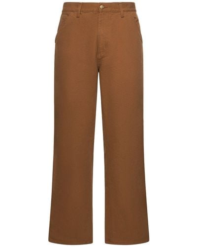Carhartt Single Knee Organic Cotton Pants - Brown