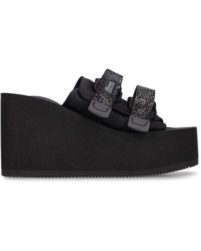 Blumarine X Suicoke High Sandals - Black