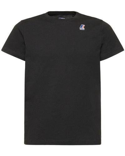 K-Way Camiseta le vrai edouard - Negro