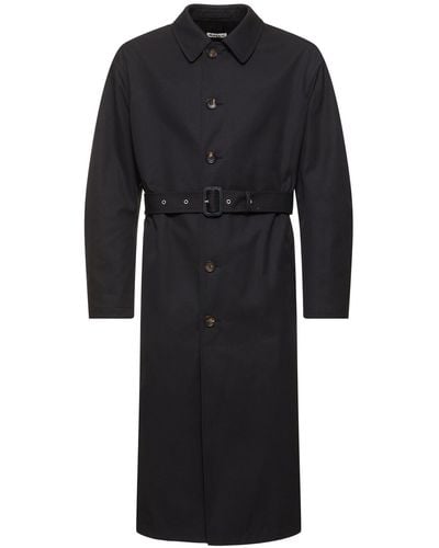 Bally Trench-coat en coton mélangé - Noir