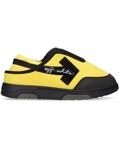 Off-White c/o Virgil Abloh Out Of Office Leather Mules - Yellow