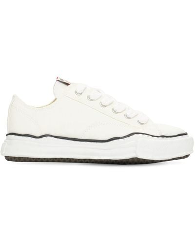 Maison Mihara Yasuhiro Peterson Canvas Low Sneakers - White