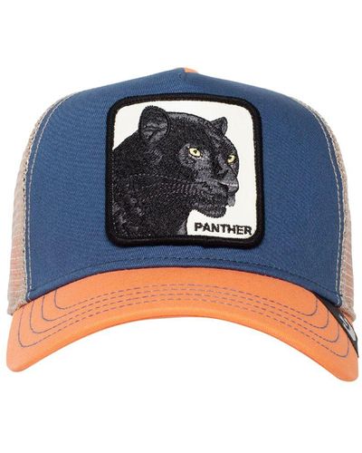 Goorin Bros Cappello trucker panther con patch - Blu