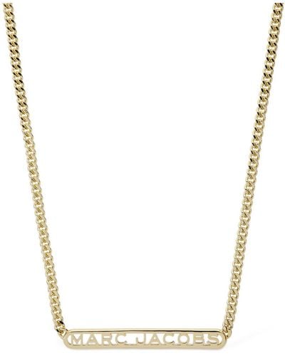 Marc Jacobs Monogram Chain Necklace - Natural