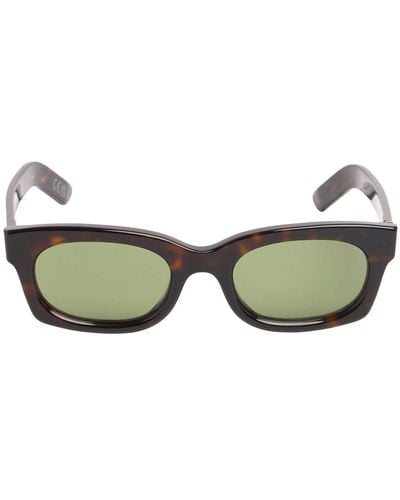 Retrosuperfuture Ambos 3627 Squared Acetate Sunglasses - Green