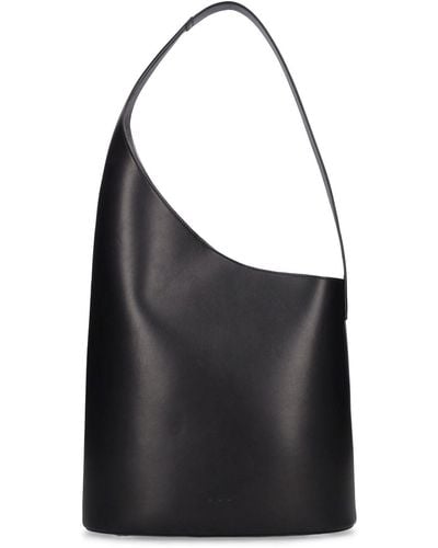 Aesther Ekme Lune Tote Smooth Leather Bag - Black