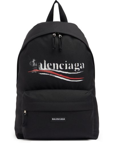 Balenciaga Explorer Nylon Backpack - Black