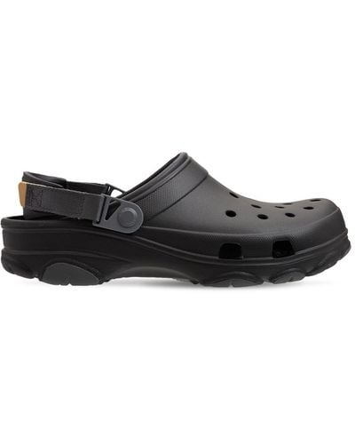black all terrain crocs