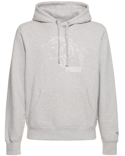 PUMA Sweat-shirt à capuche noah - Gris