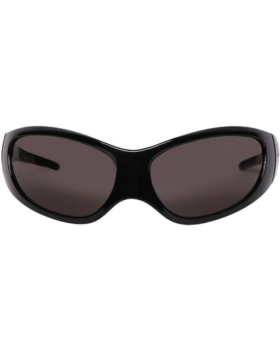 Balenciaga 0052S Xxl Acetate Sunglasses - Black