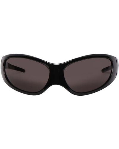 Balenciaga Sonnenbrille Aus Acetat "0052s" - Schwarz